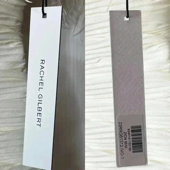 NWT Rachel Gilbert Zion Mini Pleated Dress- Ivory Size 4 US - Picture 8 of 16